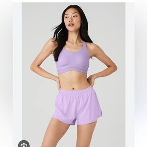 ALO Yoga Power Play High Impact Bra. 36D violet skies